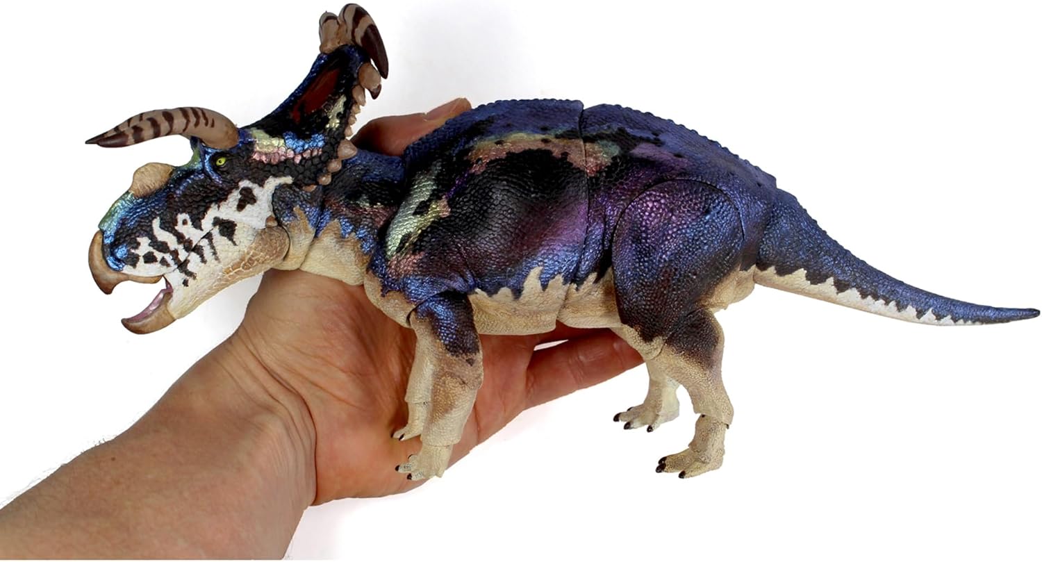 Beasts of The Mesozoic: Medusaceratops Lokii (Fan's Choice) - 1/18th Scale Dinosaur Action Figure -12" Articulated Collectible Miniature, Hand-Painted