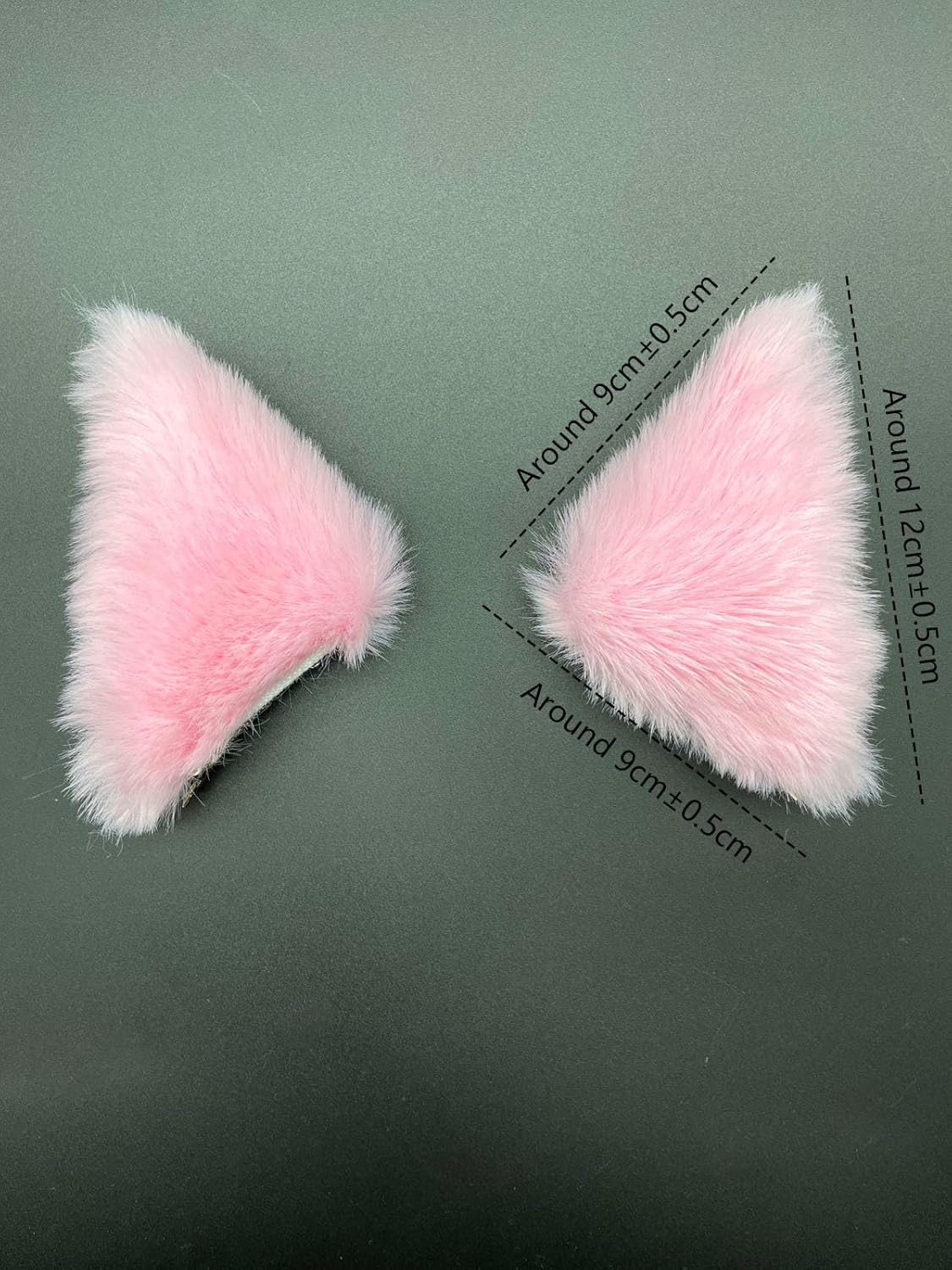 Agymo Fox Wolf Cat Ears Clips, Animal Furry Ears,Christmas Halloween Ears,Cosplay Costume Accessory Funny Gifts - Image 4