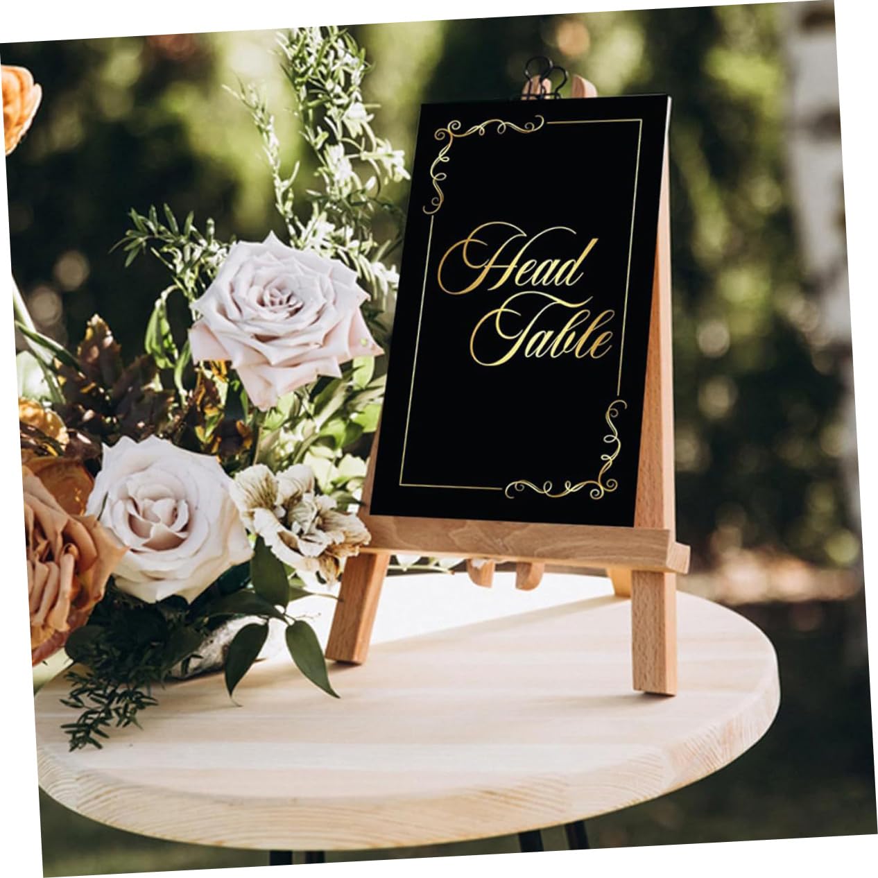 MAGICLULU 4 Sätze Tischkarte Digitale Karte Kartentisch Name Schwarze Tischnummern Hochzeit Mini Runden Stand Disko Tischkarten Gruß Ort Zahlenkarten Rustikal Papierstau 30 Stück * 4