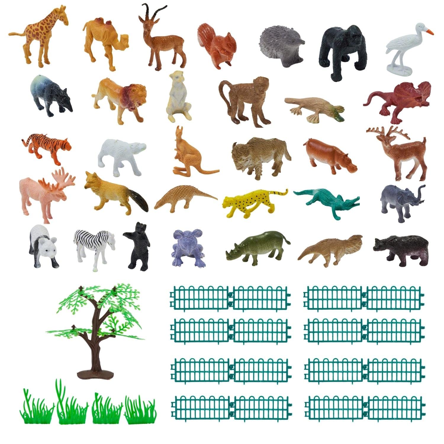 Amazon.co.jp: [m's brand] 動物おもちゃ [6歳以上！32種類の動物