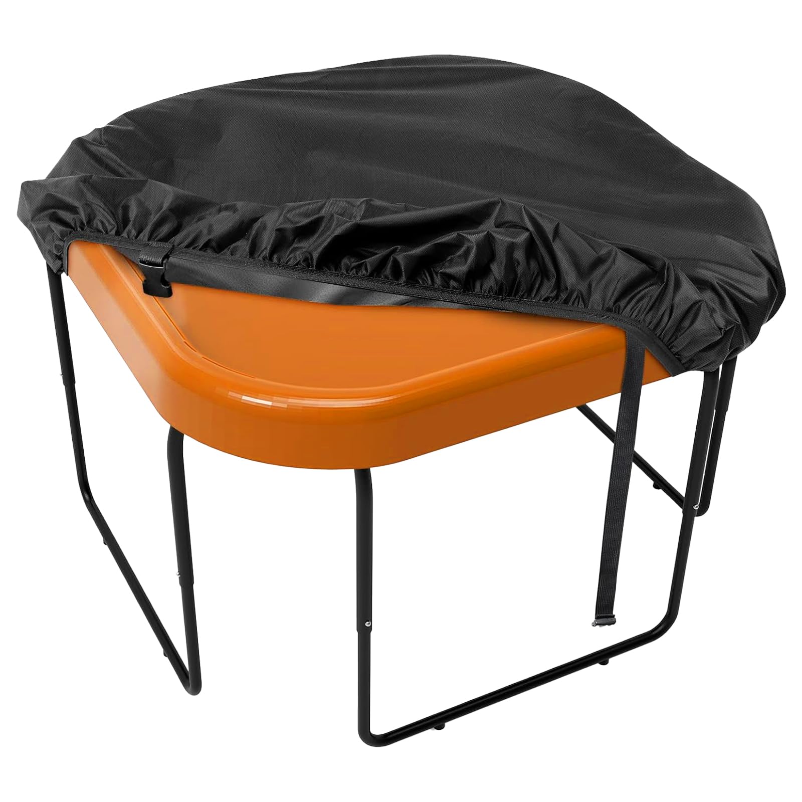 Tuff Tray Cover 100x100x10cm (Black) - Waterproof, Anti-Mould Resistant, Elastic Edge, Durable Protective Cover for Outdoor Play Tuff Tray Accessories