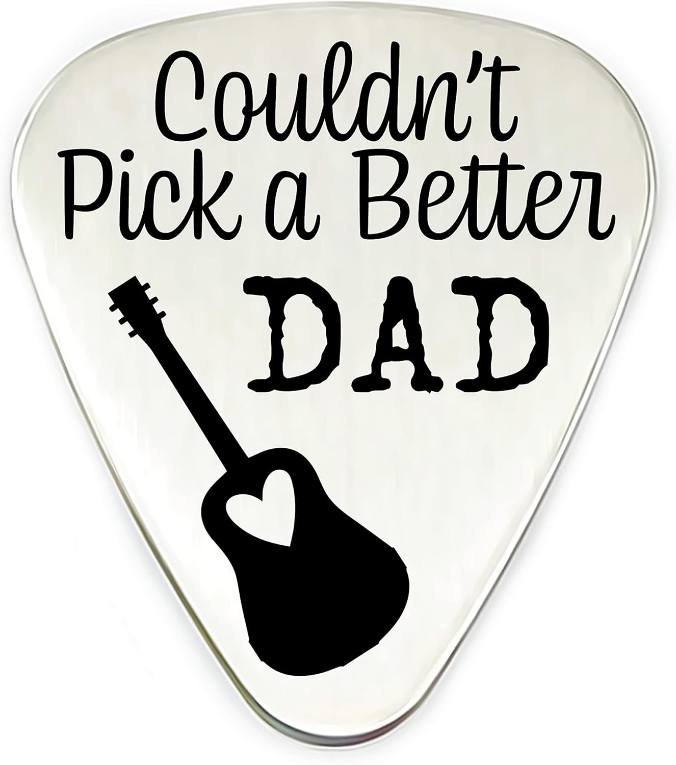 Christmas Gift for Dad Birthday Gift for Dad Father's Day gift for Dad who plays Guitar Play for Me Dad Christmas Gift Dad Stocking Stuffer Guitar Pick for Dad FBA-COULDNT-PICK (Dad)