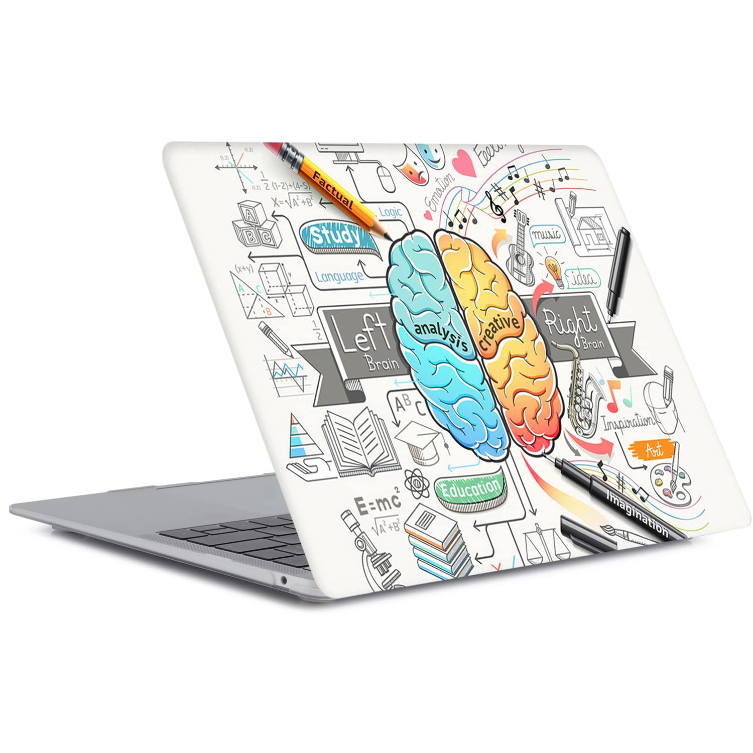 Custodia Rigida Compatibile con Macbook Pro 14 pollici 2023 2021 con Touch ID M1 A2442/ A2779 M2, Caso Duro Protettivo in Plastica & Copritastiera, Notte stellata