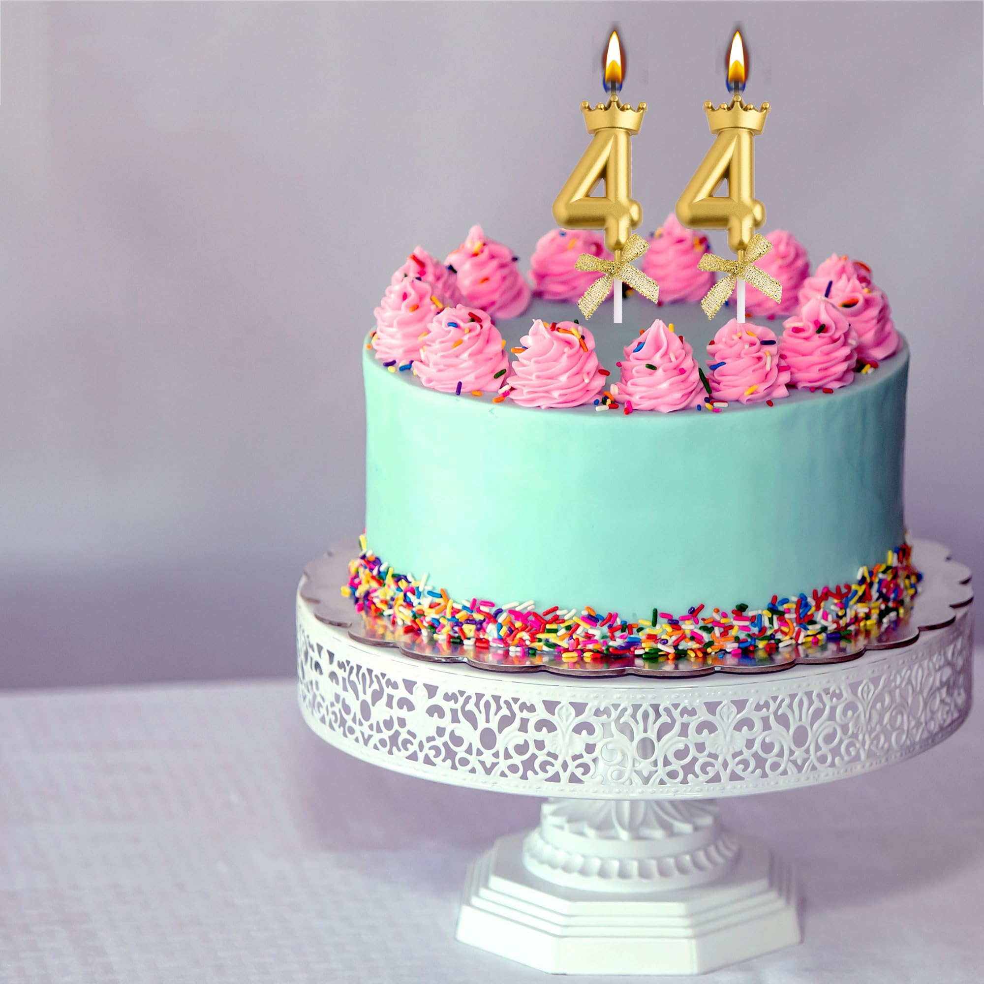 バースデーキャンドル Amazon.co.jp: VSHILI 44歳の誕生日キャンドル 44歳の数字の誕生