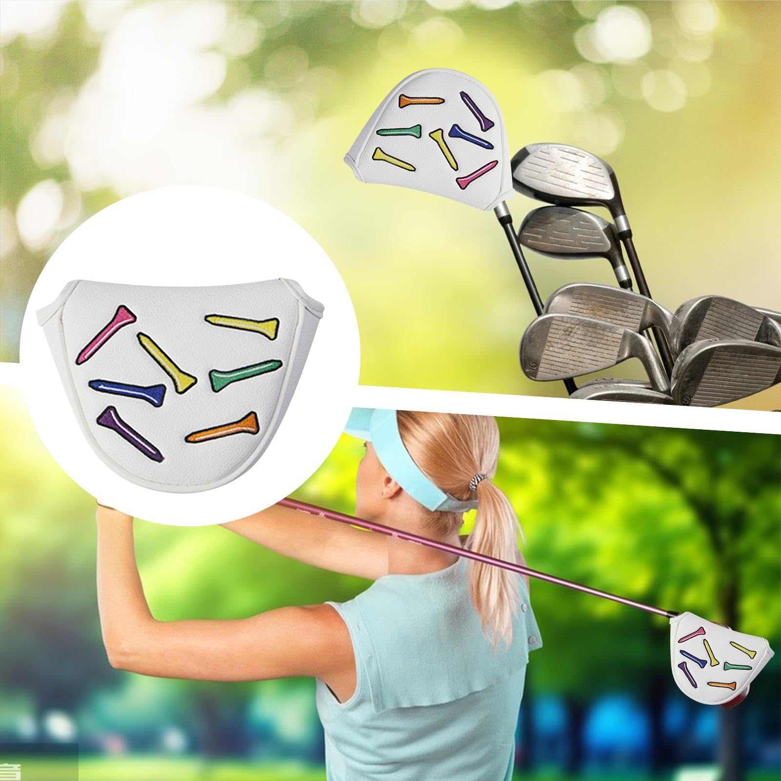 Custodia per putter - Custodia magnetica per mazza putter in PU | Attrezzatura da golf portatile, custodia protettiva resistente per allenamento e competizione sul campo