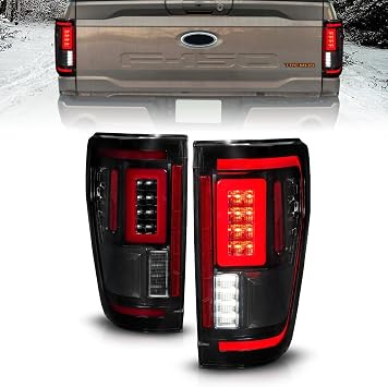 ANZO - Black/Smoke Sequential Fiber Optic LED Tail Lights