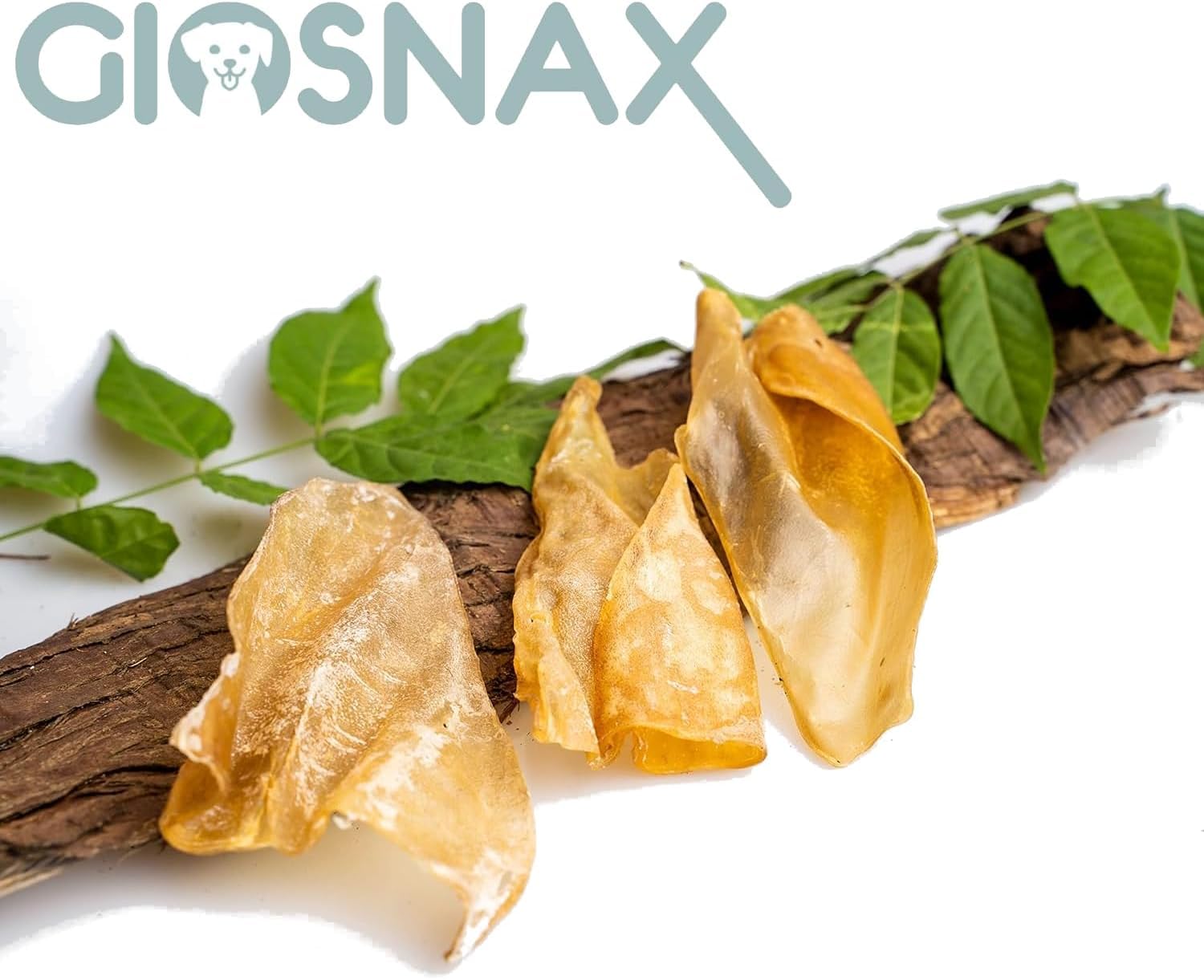 Orecchie di manzo essiccate Natural Small, bocconcino, snack, 100% manzo, per cani, senza guscio, delicatamente essiccato, alimento singolo, 7-15 g per orecchio di manzo, 50 pezzi