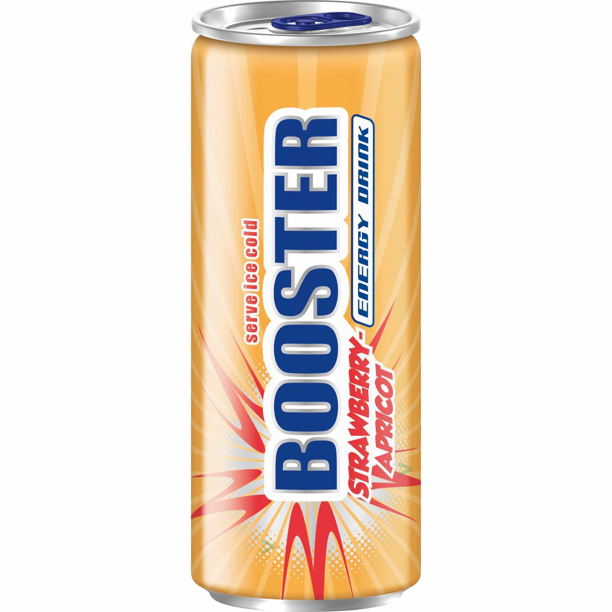 Booster Energy Strawberry-Apricot DPG 2er Pack (48x330ml Dose) + usy Block