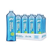 Vista 10 de Perfect Hydration Agua potable alcalina de pH 9.5+, fabricada en los Estados Unidos, botella de 1 litro, caja de 12