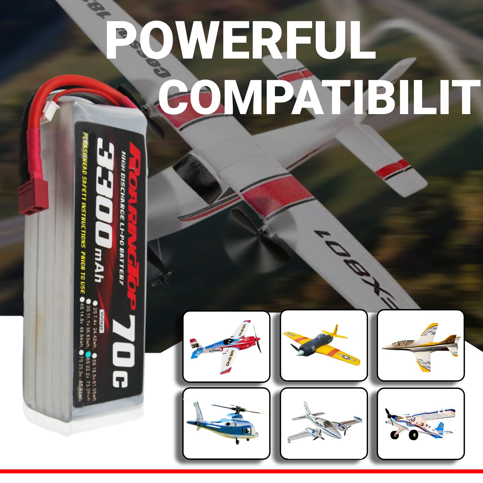 Batteria Lipo 4S 3300 Mah 35C FullPower V2 - Batteria Lipo 4S 3300 Mah - Foto 4