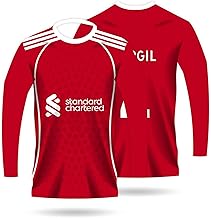 Virgil Van Dijk Jersey Number 4 Football Jerseys for Men's Full Sleeve
