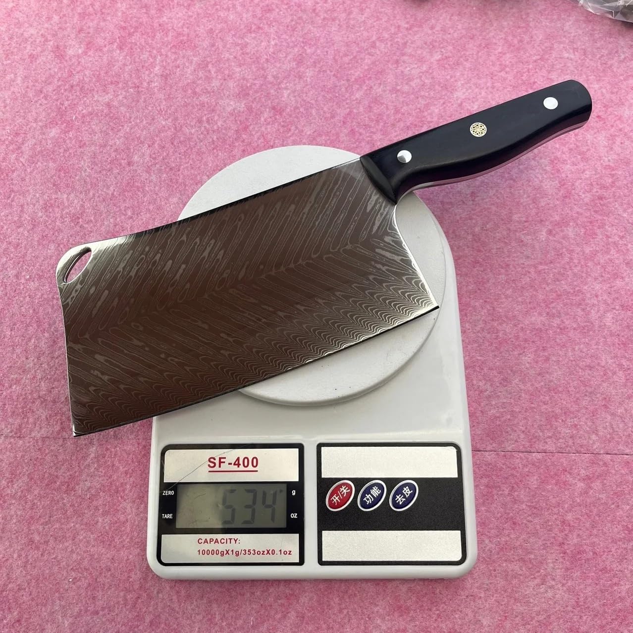 Meat Cleaver,Cleaver Knife, 7 Inch Sharp Kitchen Knives Wood Handle 10Cr15CoMoV 67 Layer Damascus Steel Blade Chef Machete Handmade Knife Bone And Poultry Tools