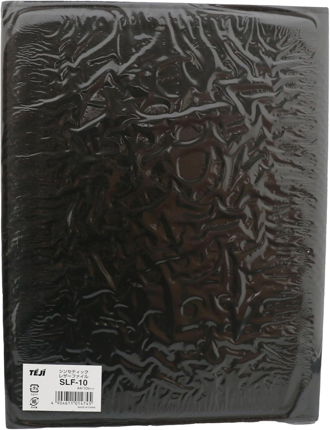 Teethi SLF-10-01 Synthetic Leather File, A4, 10P, Black