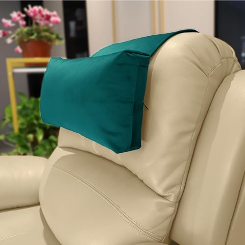 Miniatura 22 de Almohada para Reposacabezas con Relleno de Algodón Perlado - Cojín Antideslizante para Reposacabezas para Sillones Reclinables, Sofás y Sofás de Dos
