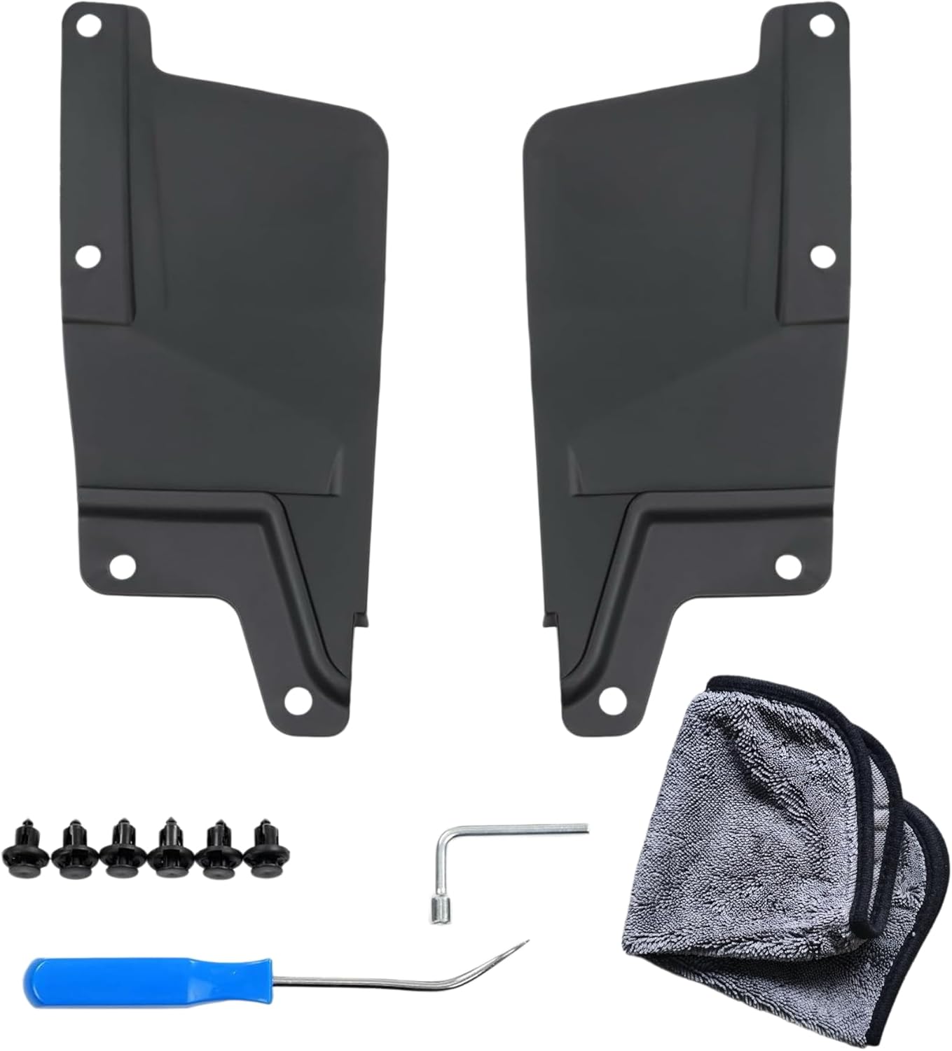 Rear Wheel Splash Guard Accessories for 2022-2025 Ford Maverick - Mud & Stone Protection, PP Material, Easy Install, No Modification