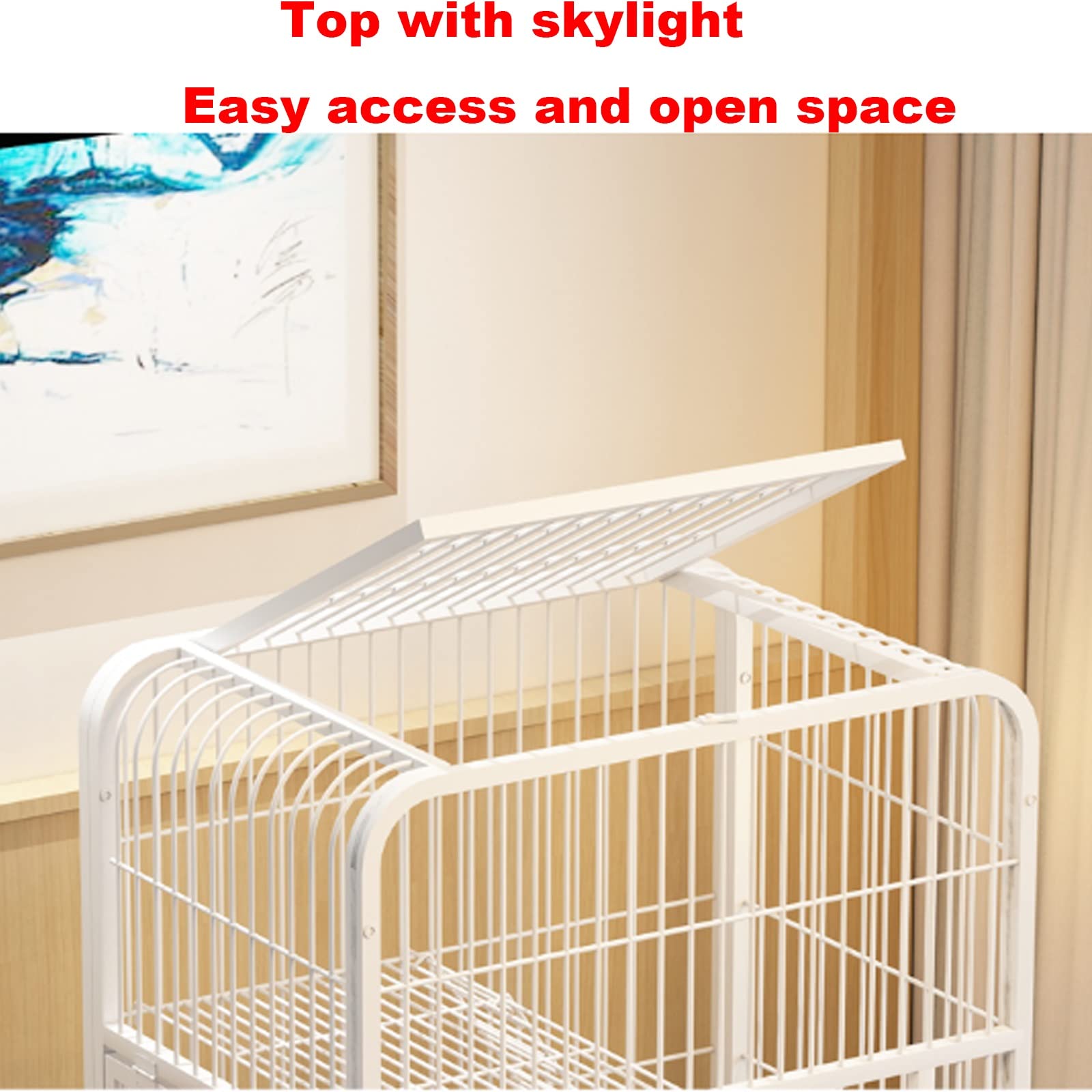 Amazon.co.jp: 猫/犬/ウサギ ケージ金属製ペットプレイペン