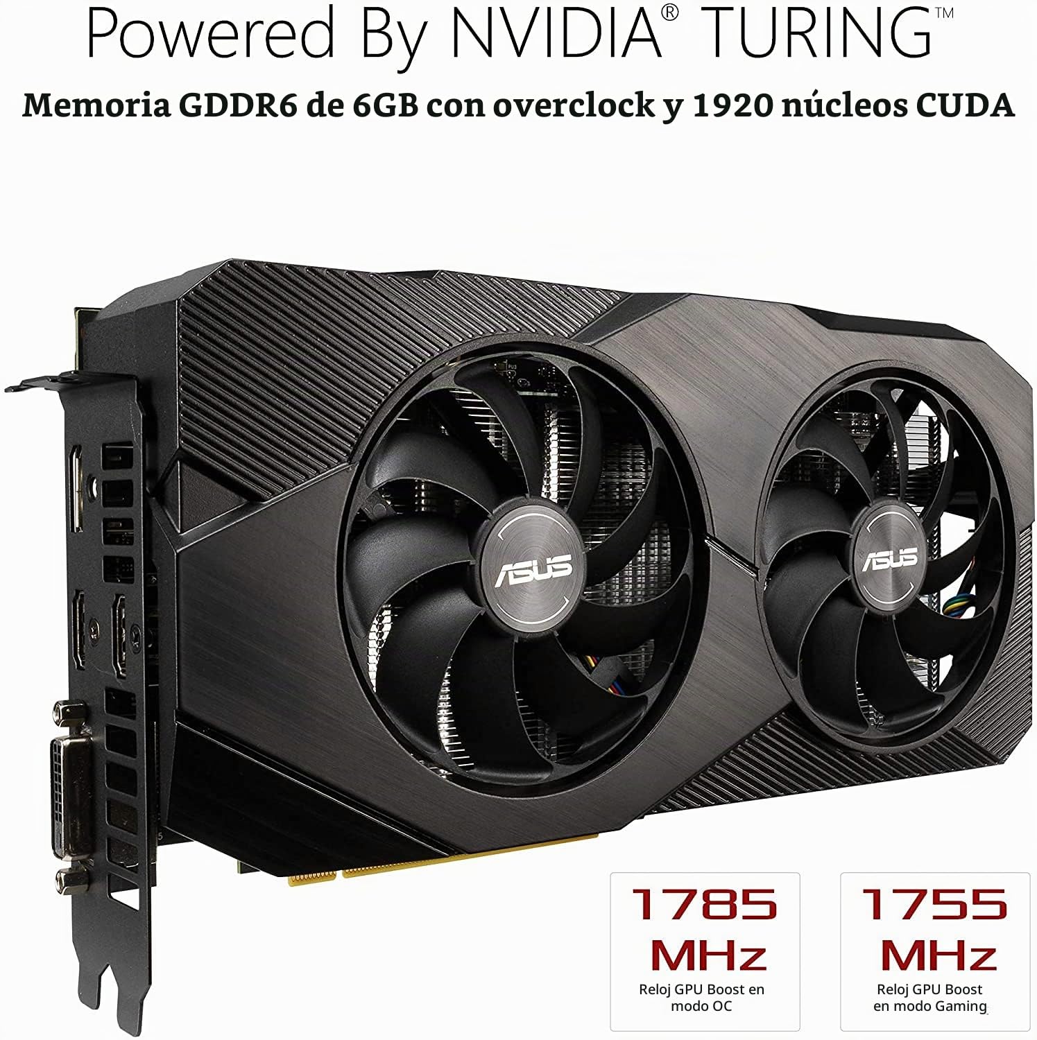 ASUS　RTX2060　6GB Amazon.com: ASUS GeForce RTX 2060 Overclocked 6G GDDR6 Doble