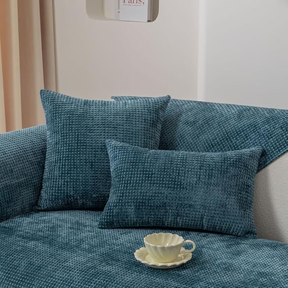 NUODWELL Sofa Cover 1/2/3/4 Seater, Universal Non-Slip L Shape Couch Cover