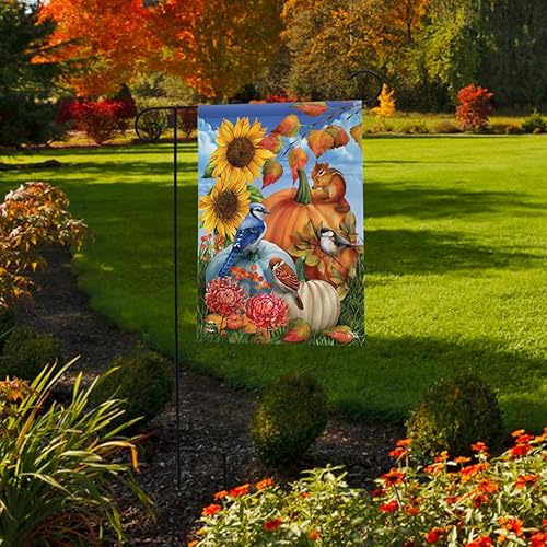 Miniatura 2 de Bandera de jardín de otoño de 18 x 12.5 pulgadas Briarwood Lane