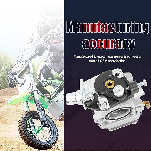 Miniatura 7 de Carburador para 33 cc, 40 cc, 43 cc, 47 cc, 49 cc, 50 cc, 52 cc, Pit Dirt Mini Pocket Rocket Kids Bike 2 Stroke Motor Scooter ATV Quad Chopper Moped