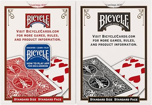 Vista 5 de Bicycle Juego de cartas, Paquete de 4