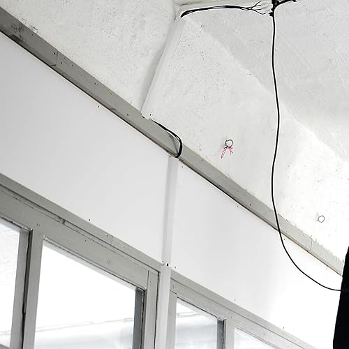 Miniatura 3 de NOLITOY Kit de cubierta de cable, canales de alambre para ocultar cables, ocultadores de cables, cables ocultos en la pared, fácil de instalar,