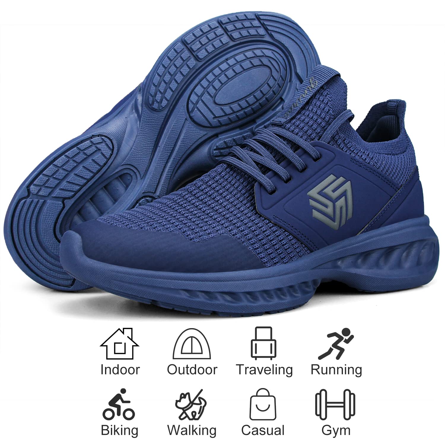 Giniros Sneakers Donna Scarpe Running Ginnastica Donna Corsa Camminata Trekking Tennis Outdoor Fitness Sportive Palestra Scarpe da Lavoro Leggere Traspiranti Casual Scarpe Comode Donna per Jogging