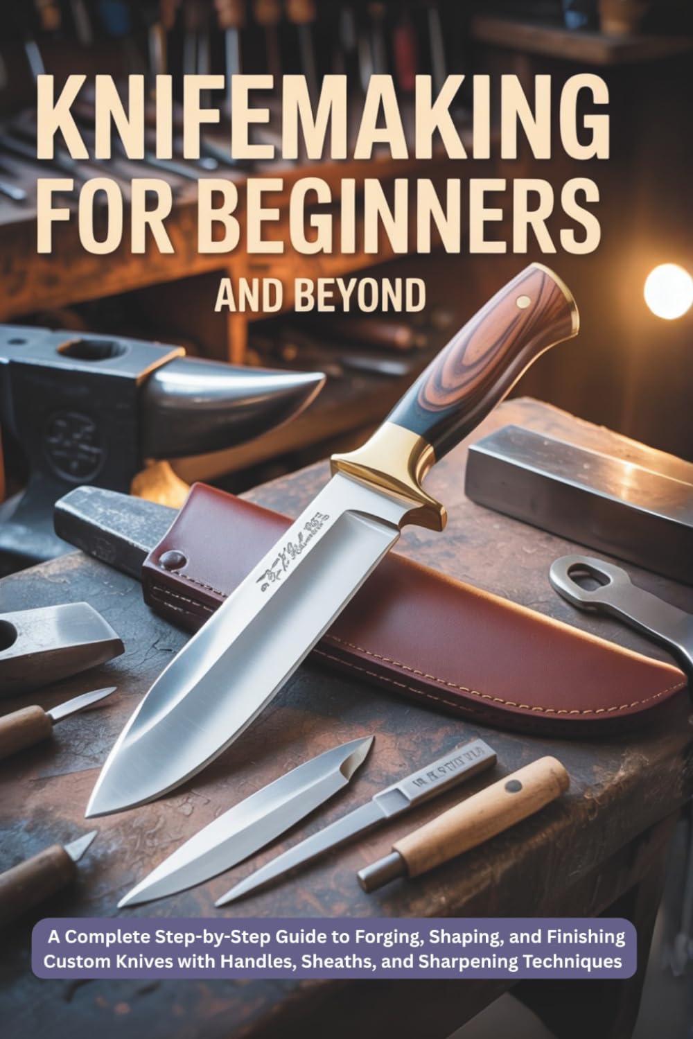 Knifemaking for Beginners and Beyond: A Complete Step-by-Step Guide to Forging, Shaping, and Finishing Custom Knives with Handles, Sheaths, and