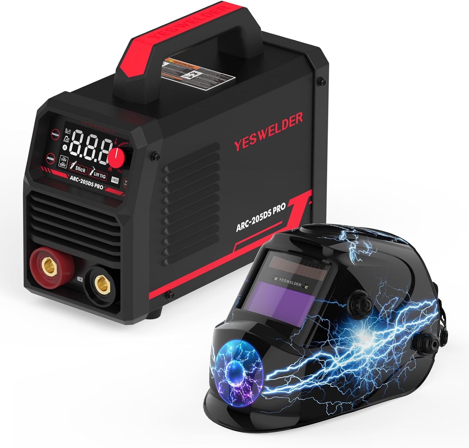 Welding Kit with Welder and Helmet