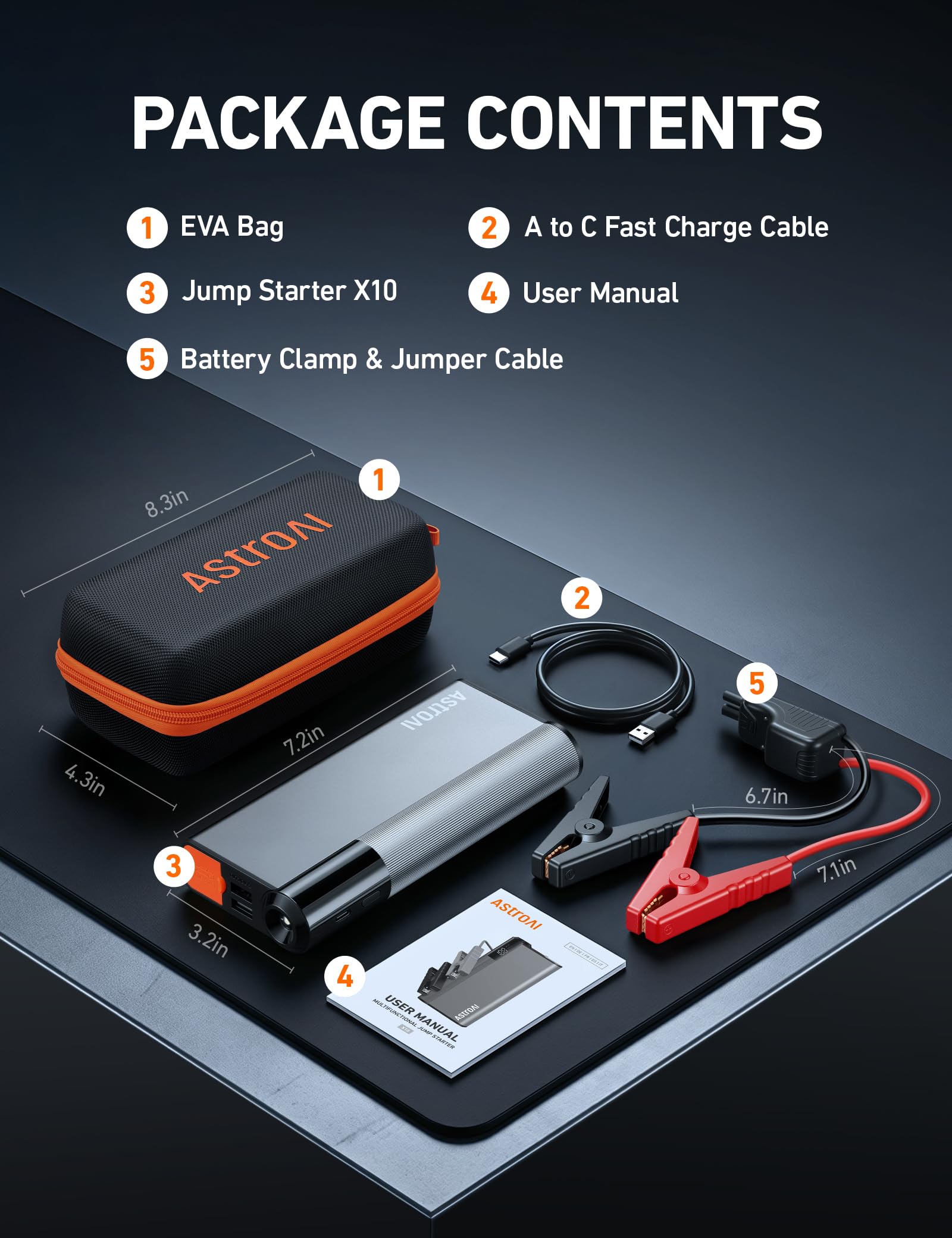 AstroAI BOX8 Auto-Starthilfegerät