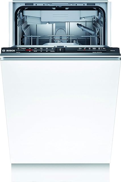 Bosch SPV2XMX01E Vollintegrierter Geschirrspüler, 45cm breit, 10 Maßgedecke, Extra Trocknen, InfoLight, AquaStop