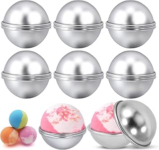 12 Pieces Bath Bomb Molds,2.1 Inches Bath Bomb Press Mold Making Kit for DIY Making Supplies,Crafting Your Own Handmade SPA,6 Set