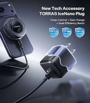 Amazon.com: TORRAS PolarCircle Qi2.2 Wireless Charger, 25W Cooling
