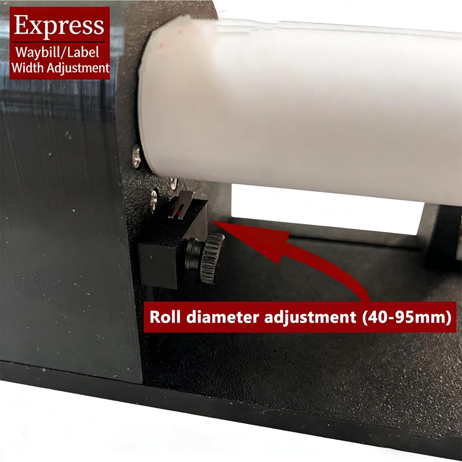 Riavvolgitore Automatico di Etichette, Avvolgitore Elettrico per Etichette, Diametro di Riavvolgimento: 40-95 Mm, Larghezza Carta Regolabile: 0-78 Mm, Senza Anima, per Abbigliamento, Logistica