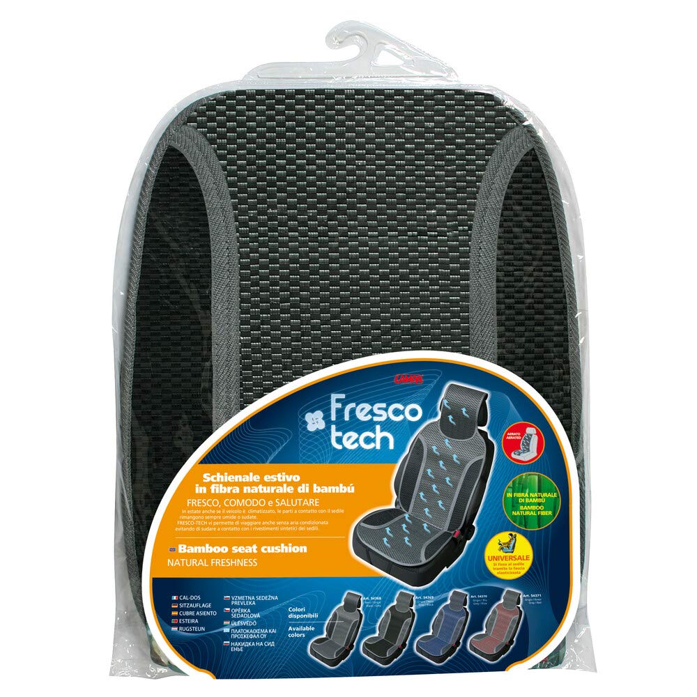 Fresco-Tech Lampa Schienale Estivo Fibra Naturale Bambù Grigio