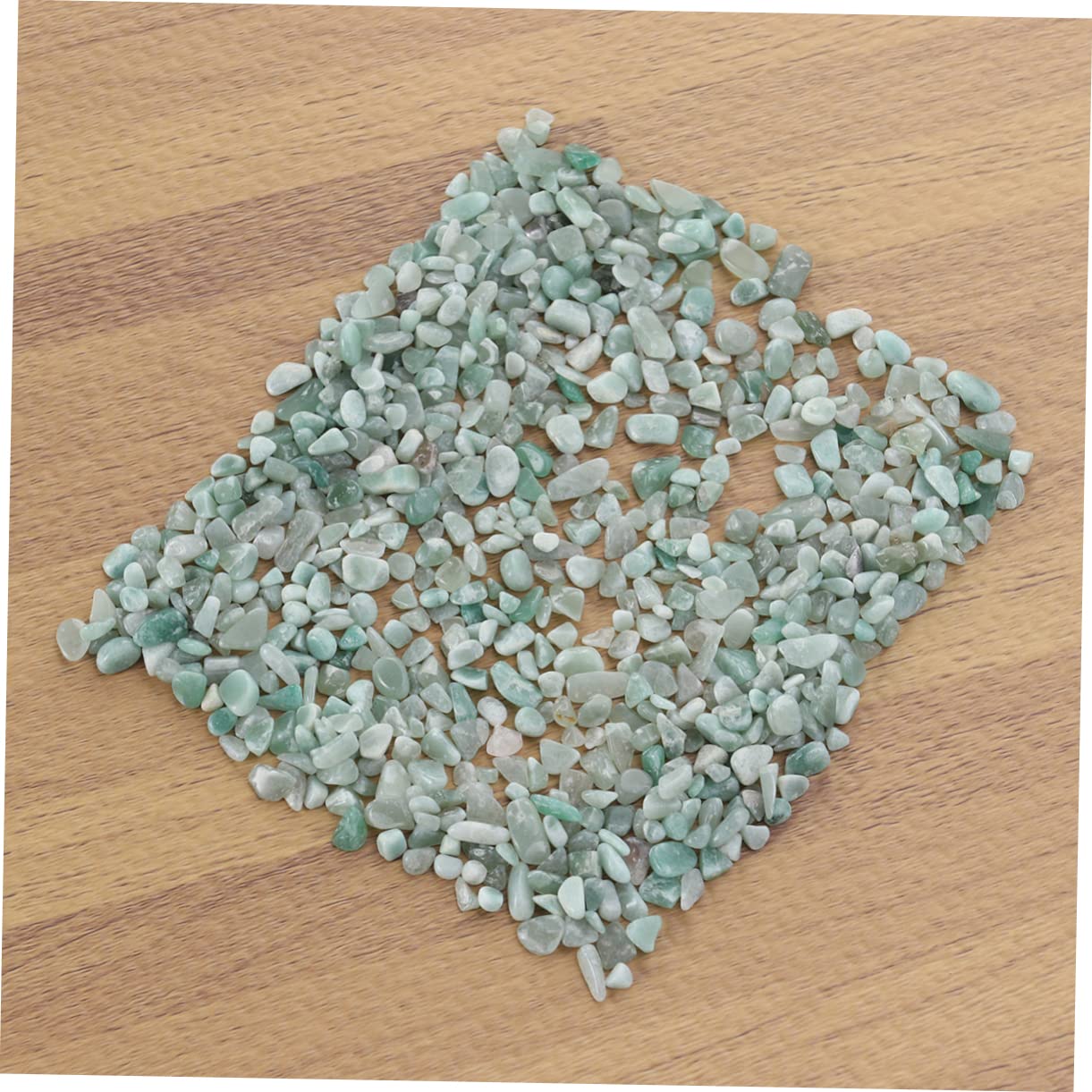 BESPORTBLE Aquarium Enhancers: 100g Aventurine River Rocks Large Decorative Gravel for Tanks