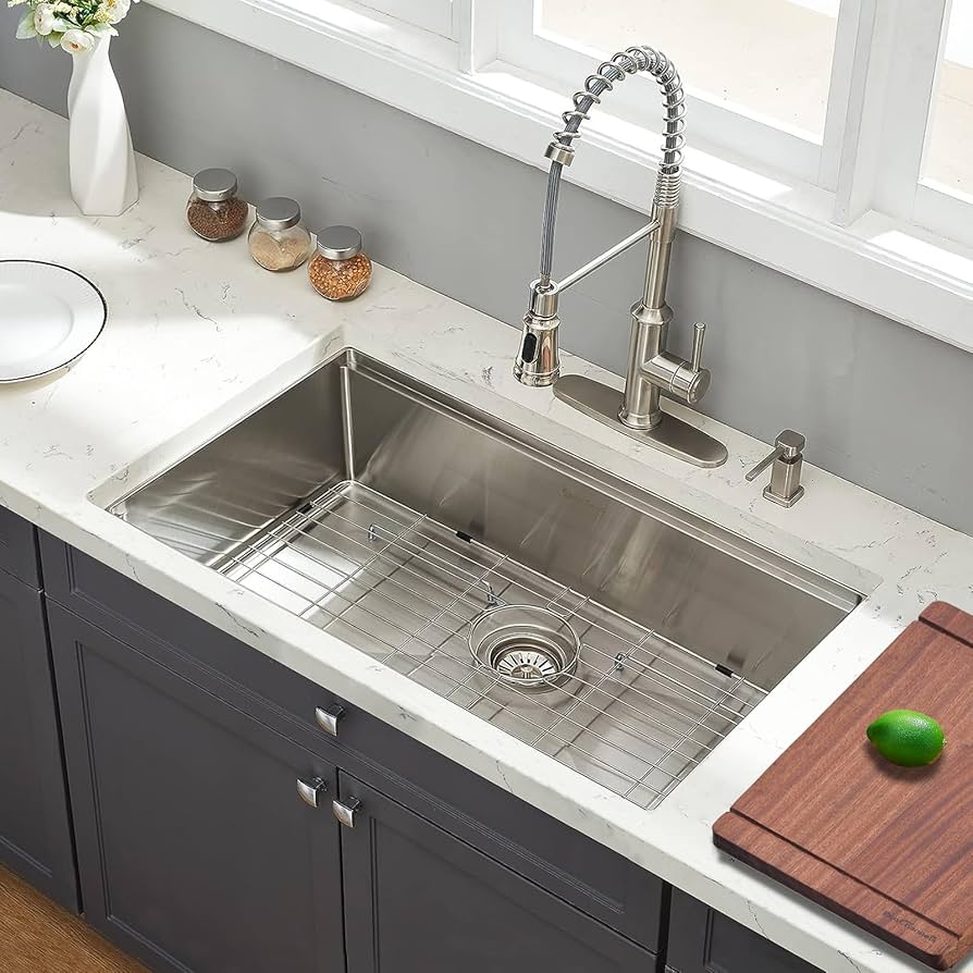 seina様 ATTOP Double Bowls Undermount Kitchen Sink,32 Inch Nano