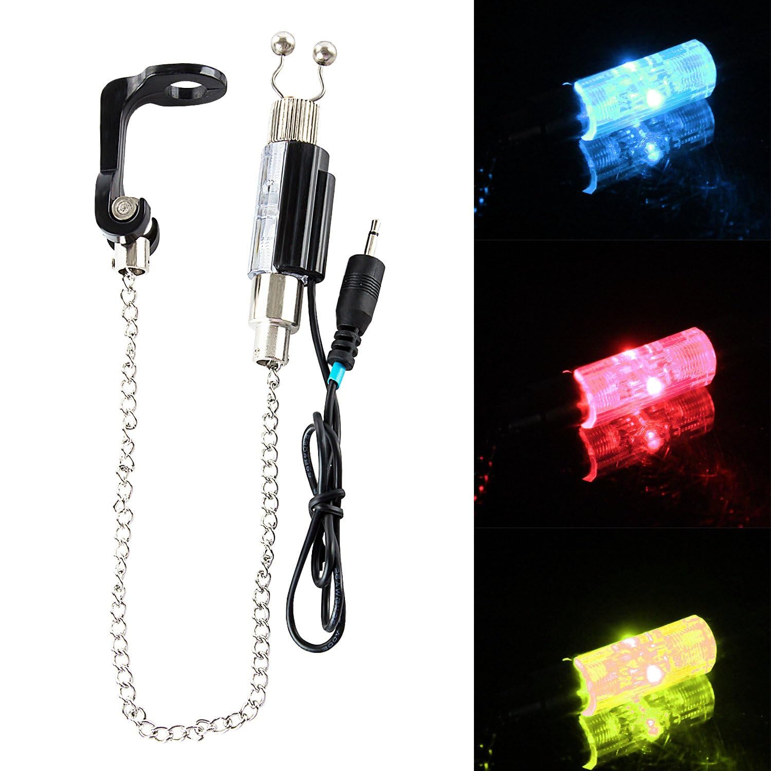 Discoball Catena LED Swinger per Pesca Allarme Carpa Indicatore di Abboccata Grucce System