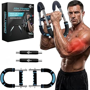 Ultimate Twister Arm Trainer for Men & Women, 5-Level Portable Chest and arm Trainer 40130 lbs, 27 Ergonomic Arm Workout Equipment, Adjustable Chest Machine Home Gym & Travel Fitness Tool