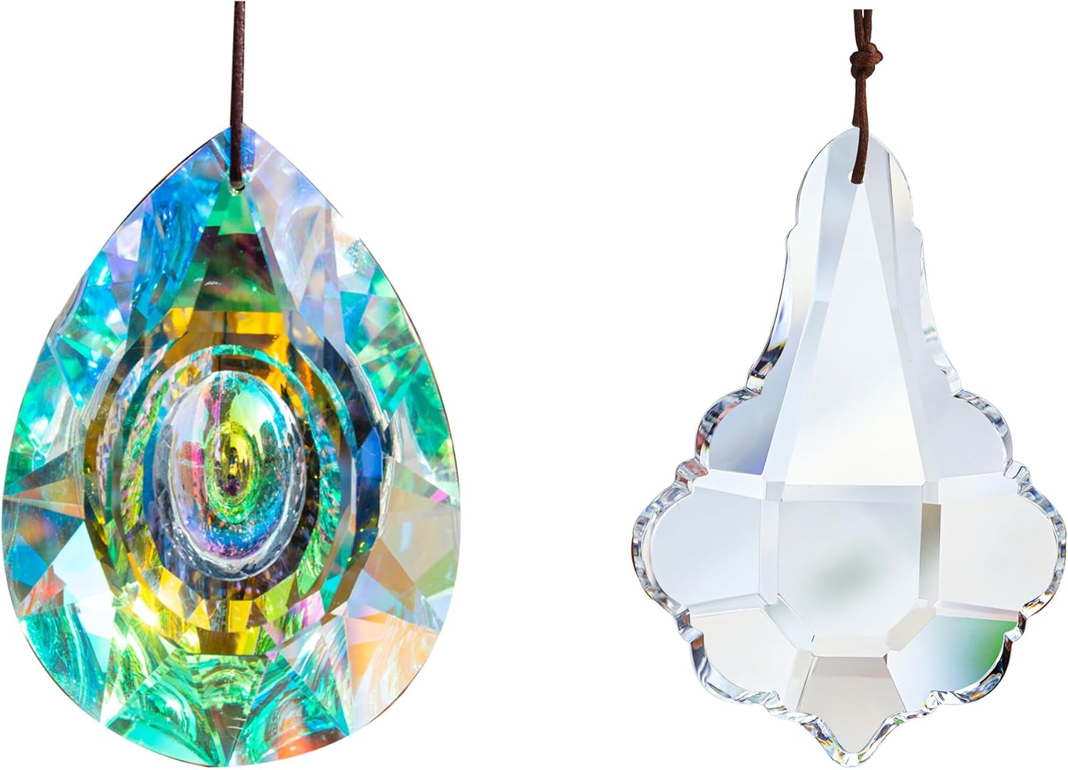 Crystal Suncatcher Prism Window Hanging Pendant Glass
