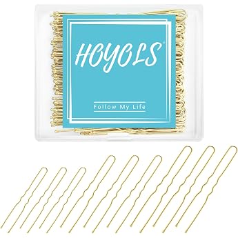 HOYOLS Blonde U-f rmige Bobby Pins Haarnadeln in 3 Gr en 150 St ck