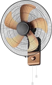 16""/20"" Quiet Wall Fan, 60W Industrial Oscillating Wall Mounted Fan With 3 Speeds, Wall Mounted Fan For Home Office Bedroom 425Mm/16In