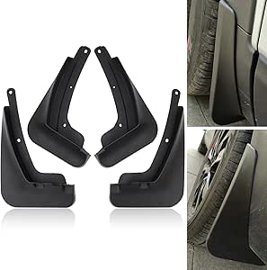 4Pcs Black For Chevrolet Equinox 18-22 Mud Flaps Splash Guards Fender Mudguard