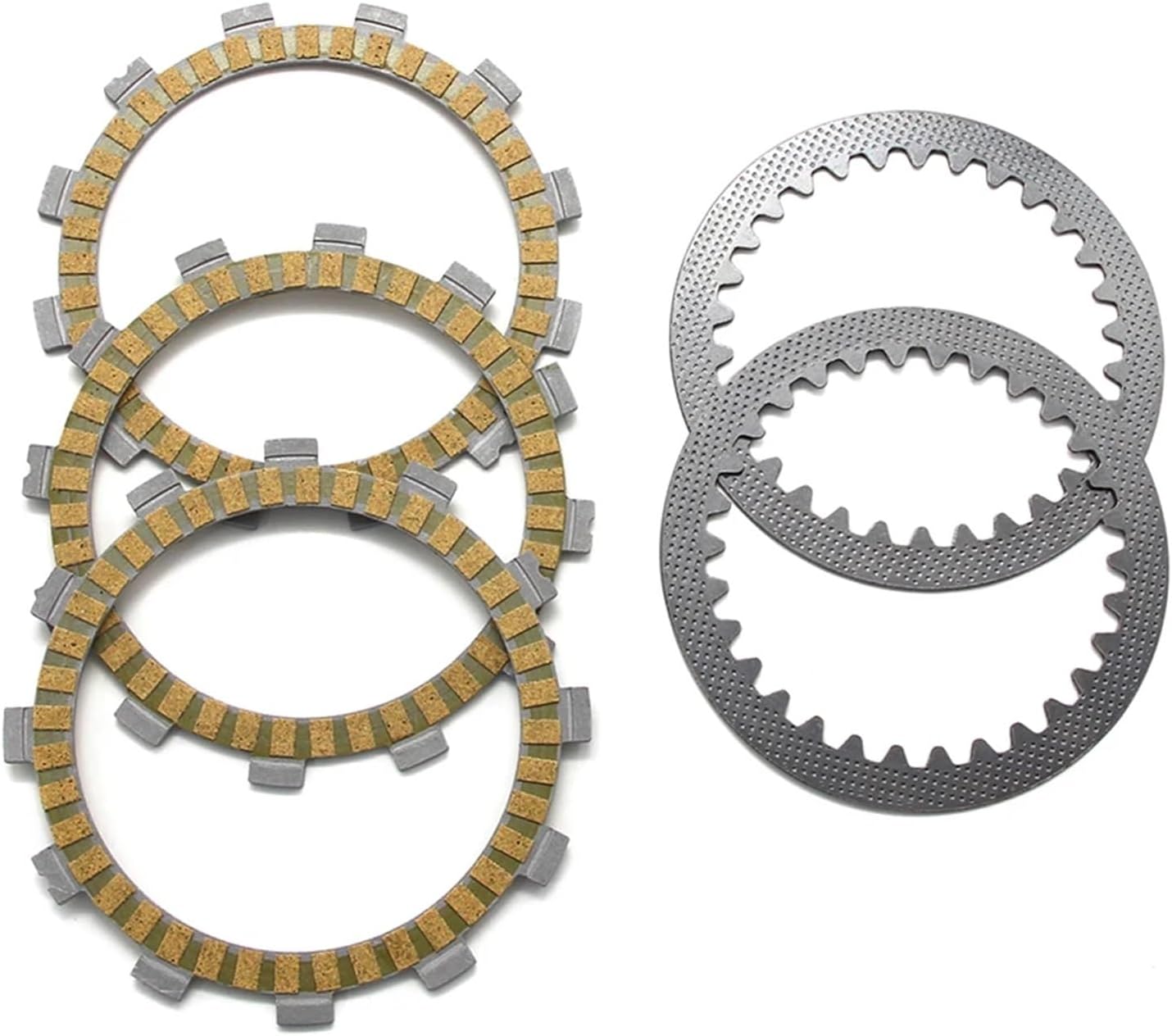 Compatible with Suzuki OR50 ET TS50 KN/ERKT/ERKX/ERKZ/ERKD TS50X TV50 ZR50 Ken SMX50 21441-46000 Motorcycle Clutch Friction Disc Plate Kit