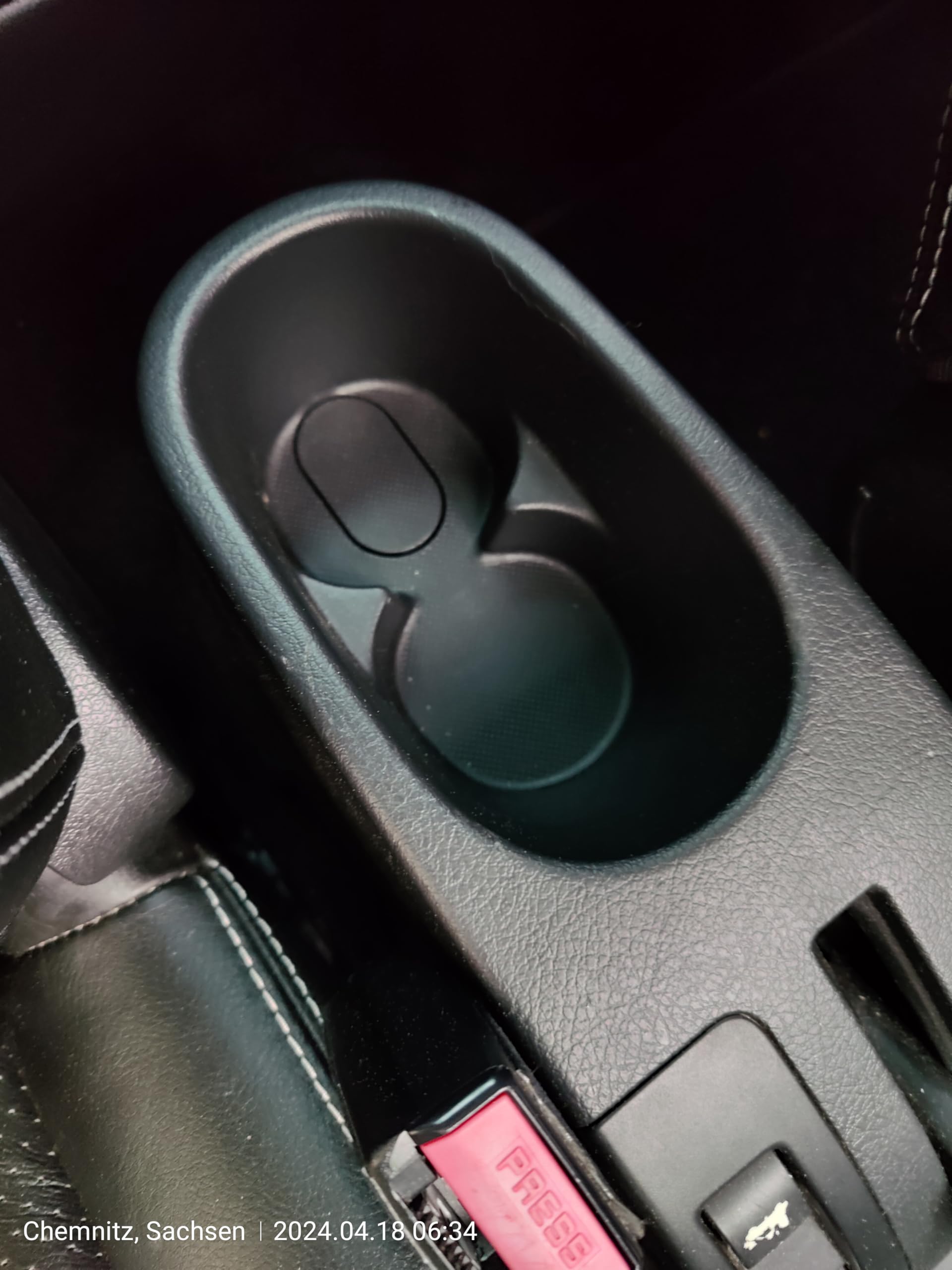 Auto Armlehne compatible with Peugeot 207 Armlehnen Zwei Stauraum Armstütze Armauflage Schwarz Zentraler Staukasten
