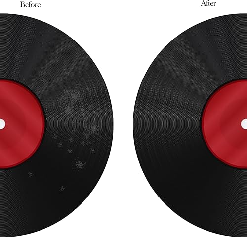 Miniatura 5 de Limpiador de discos de 3 piezas, kit de cepillo limpiador de discos de vinilo, limpiador de lápiz óptico con cepillo de tela de terciopelo para