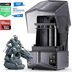 Impressora 3D de Resina ELEGOO Saturn 4 Ultra, LCD Monocromático de 10 pol 12K, Nivelamento Automático Inteligente, Detecção Inteligente, Câmera AI, Tamanho de Impressão Grande 218,88x122,88x220 mm³