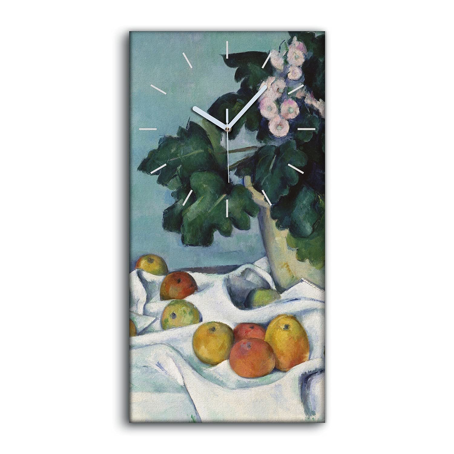 Horloge sur Toile silencieuse pour une ambiance zen dans votre salon moderne 30x60cm