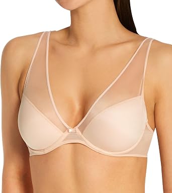 Camille Plunge Bra - Soft Mesh And Microfiber | Timpa