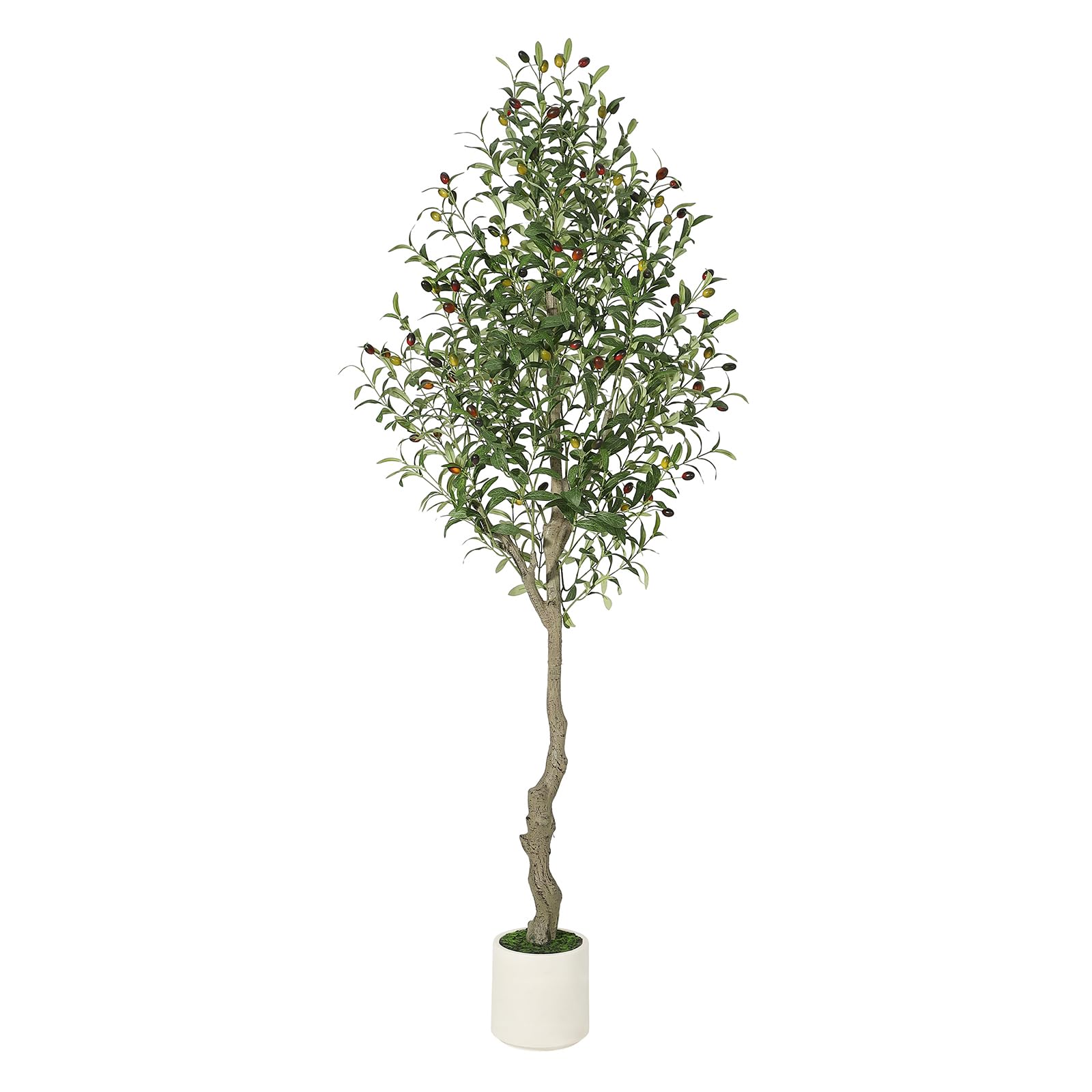 Oairse 150cm Olivenbaum Künstlich Kunstpflanze Künstliche Pflanzen Groß Künstliche Pflanzen Fake Plastikpflanzen Im Topf Kunstbaum Wie Echt Für Home Decor Zimmerdeko Schlafzimmer Dekoration